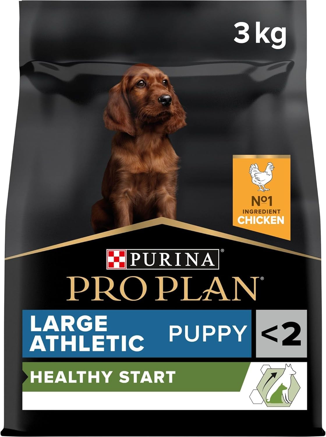 PRO PLAN Medium Puppy Sensitive Digestion Lamb Dry Dog Food 3Kg