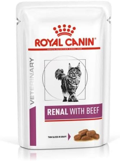 Renal Veterinary Health Nutrition Cat Food Wet Chicken 48 X 85G Pouches