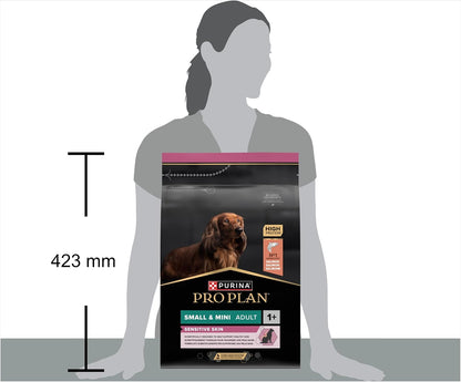 PRO PLAN Small & Mini Adult 1+ Sensitive Skin Salmon Dry Dog Food 3Kg