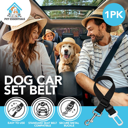 Pet Dog SEAT BELT Adjustable Travel Car Safety Harnesses Lead Restraint Strap
