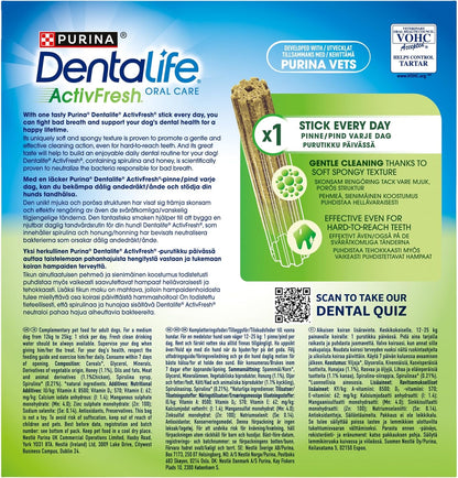 Activfresh Medium Dental Chicken Dog Chews 24 Sticks (Pack of 2)