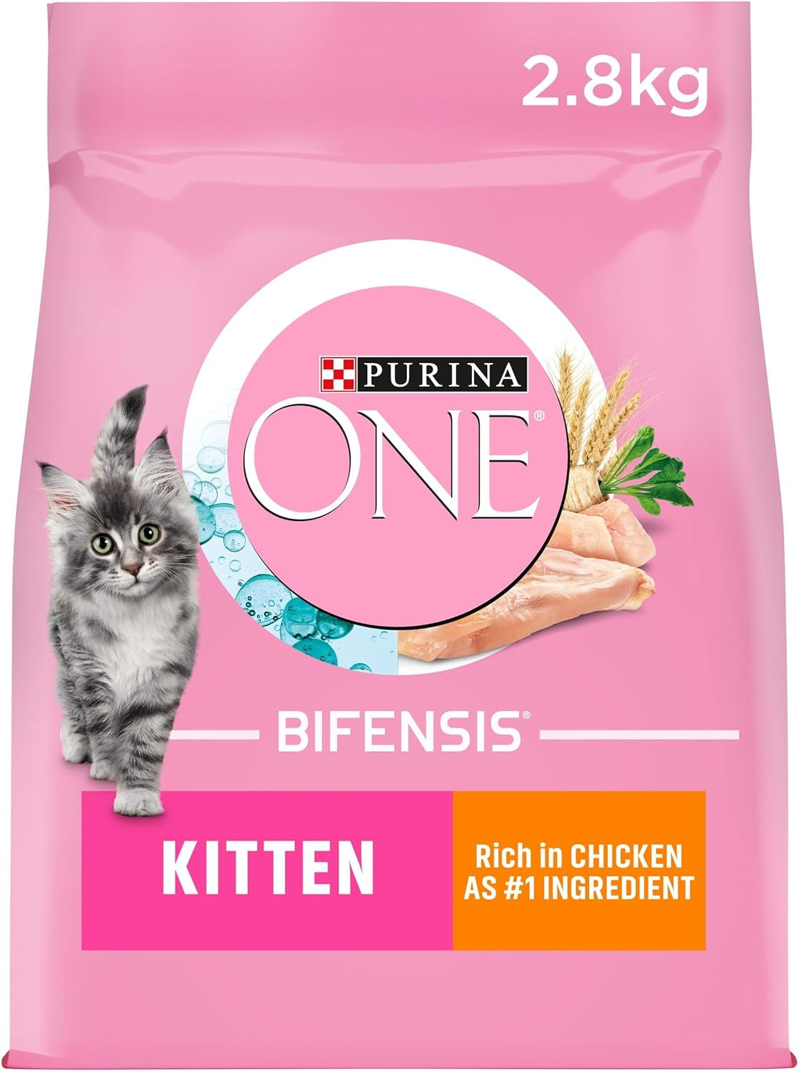 Kitten Food Chkn and W/Grain 2.8Kg