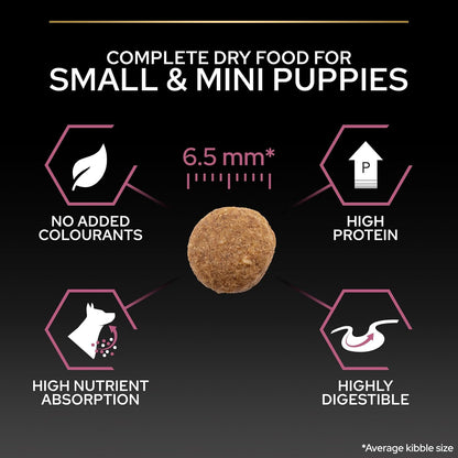 PRO PLAN Small & Mini Adult 1+ Sensitive Skin Salmon Dry Dog Food 3Kg