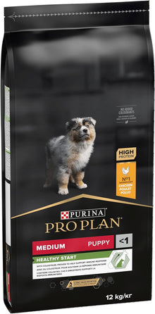PRO PLAN Medium Puppy Healthy Start Chicken Dry Dog Food 12Kg