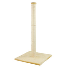 KCT LARGE CAT SCRATCHING BEIGE POST for INDOOR KITTEN SISAL SCRATCHER POLE 78CM