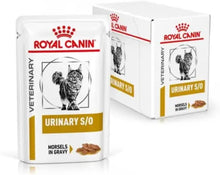 ROYAL CANIN Veterinary Health Nutrition Urinary S/O Wet Cat Food with Morsels in Gravy - 48 X 85G Pouches