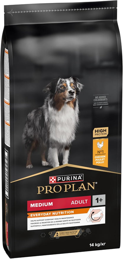 PRO PLAN Medium Adult Everyday Nutrition Chicken Dry Dog Food 14Kg