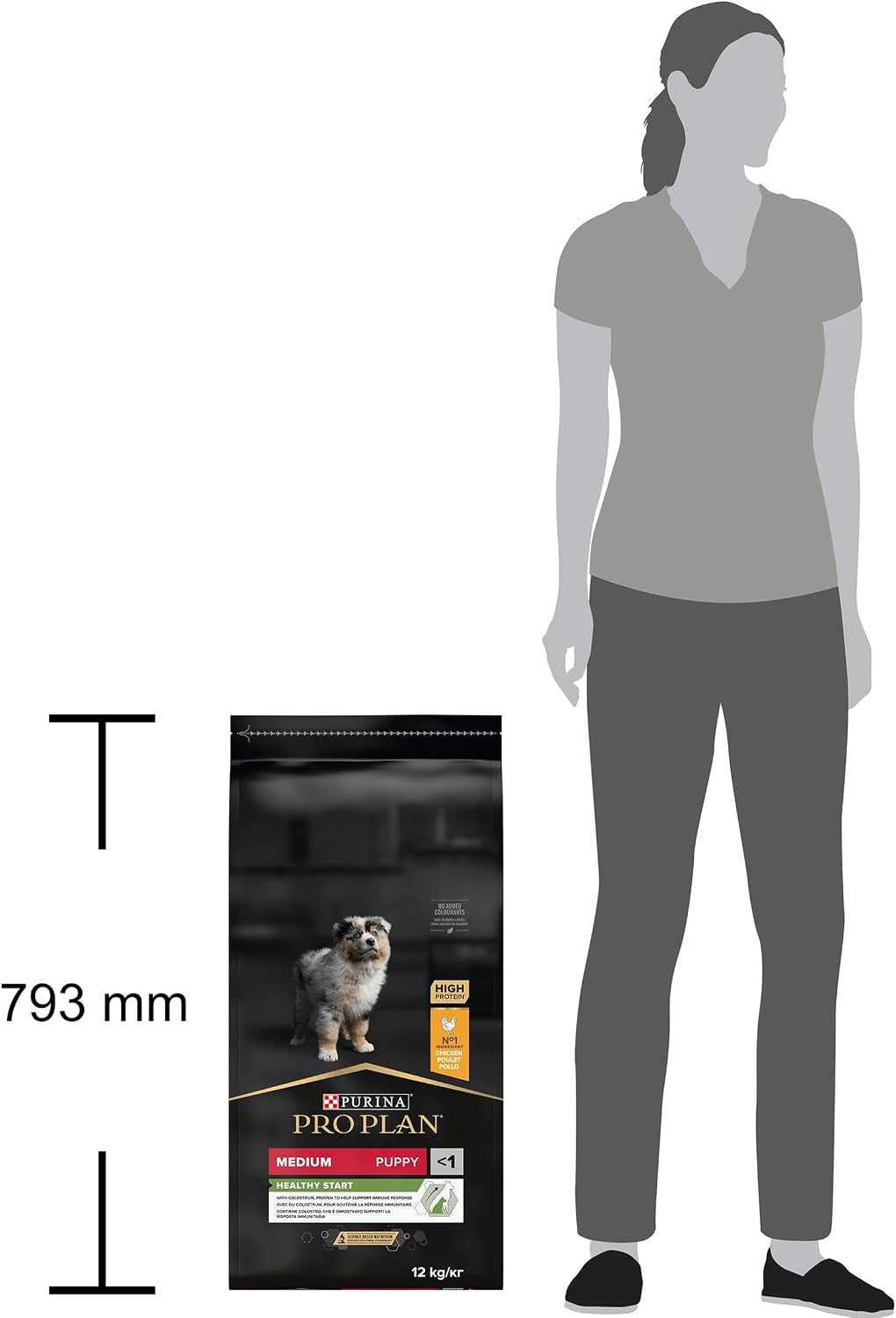 PRO PLAN Medium Puppy Healthy Start Chicken Dry Dog Food 12Kg