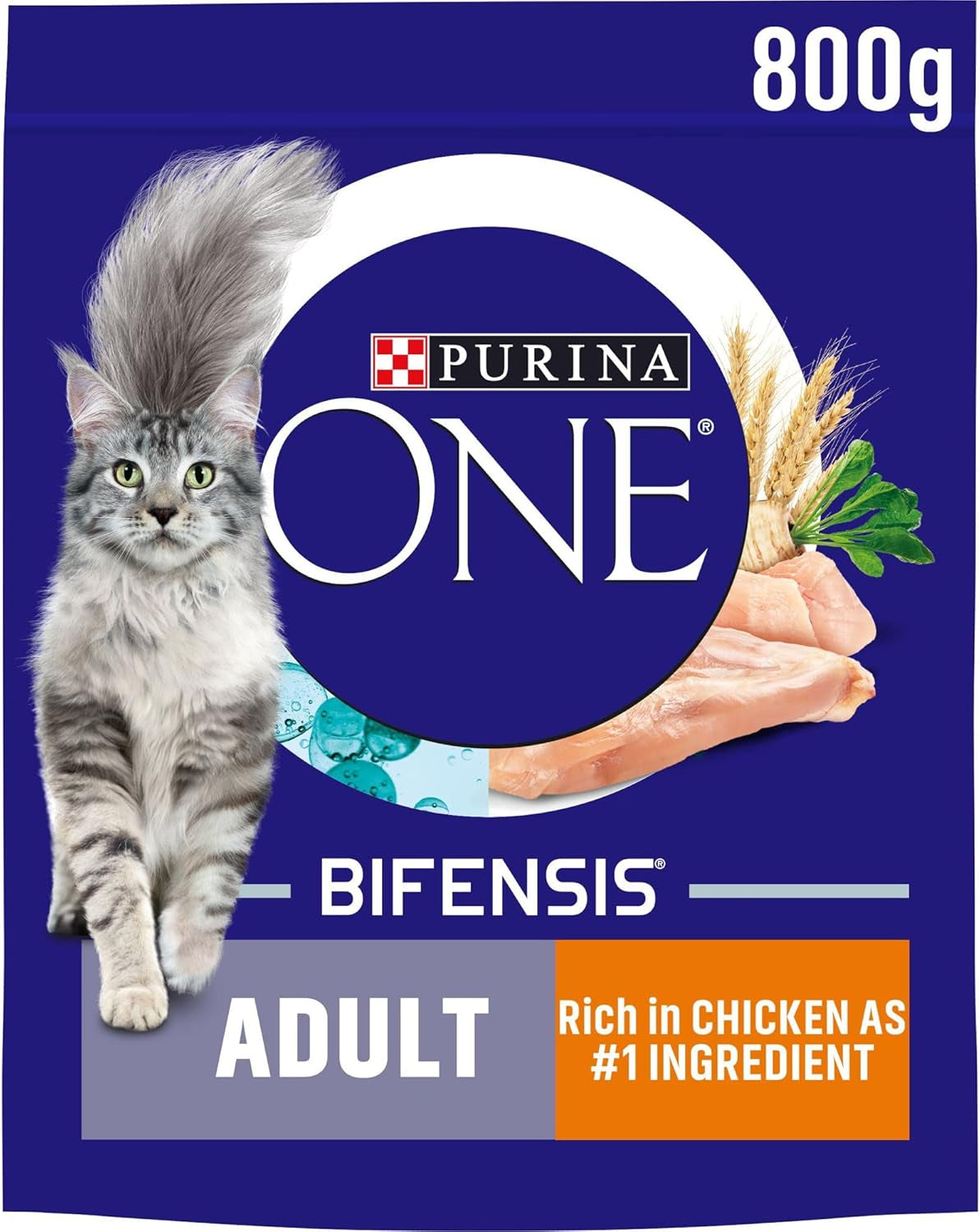 Adult Dry Cat Food Chicken & Wholegrains 800G