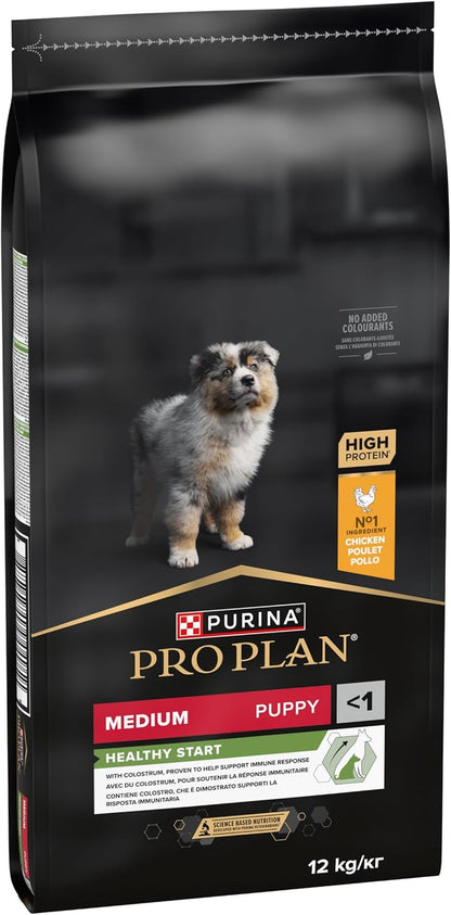 PRO PLAN Medium Puppy Healthy Start Chicken Dry Dog Food 12Kg