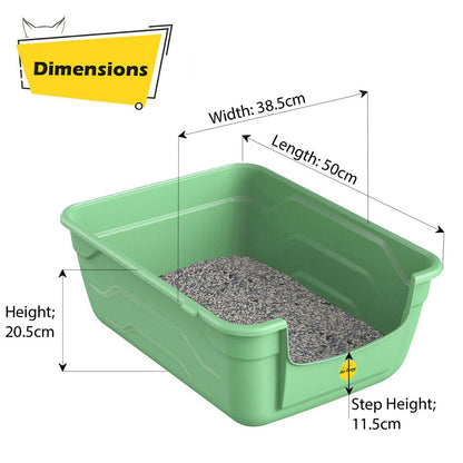Large Cat Kitten Litter Tray Box High Sided UK Deep Toilet Loo Luxury Catcentre?