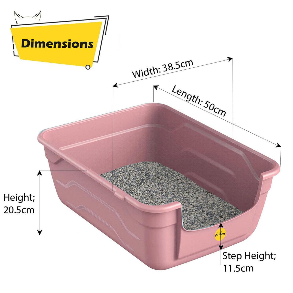 Large Cat Kitten Litter Tray Box High Sided UK Deep Toilet Loo Luxury Catcentre?