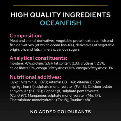 PRO PLAN Delicate Digestion Ocean Fish & Turkey Wet Cat Food 40X85G