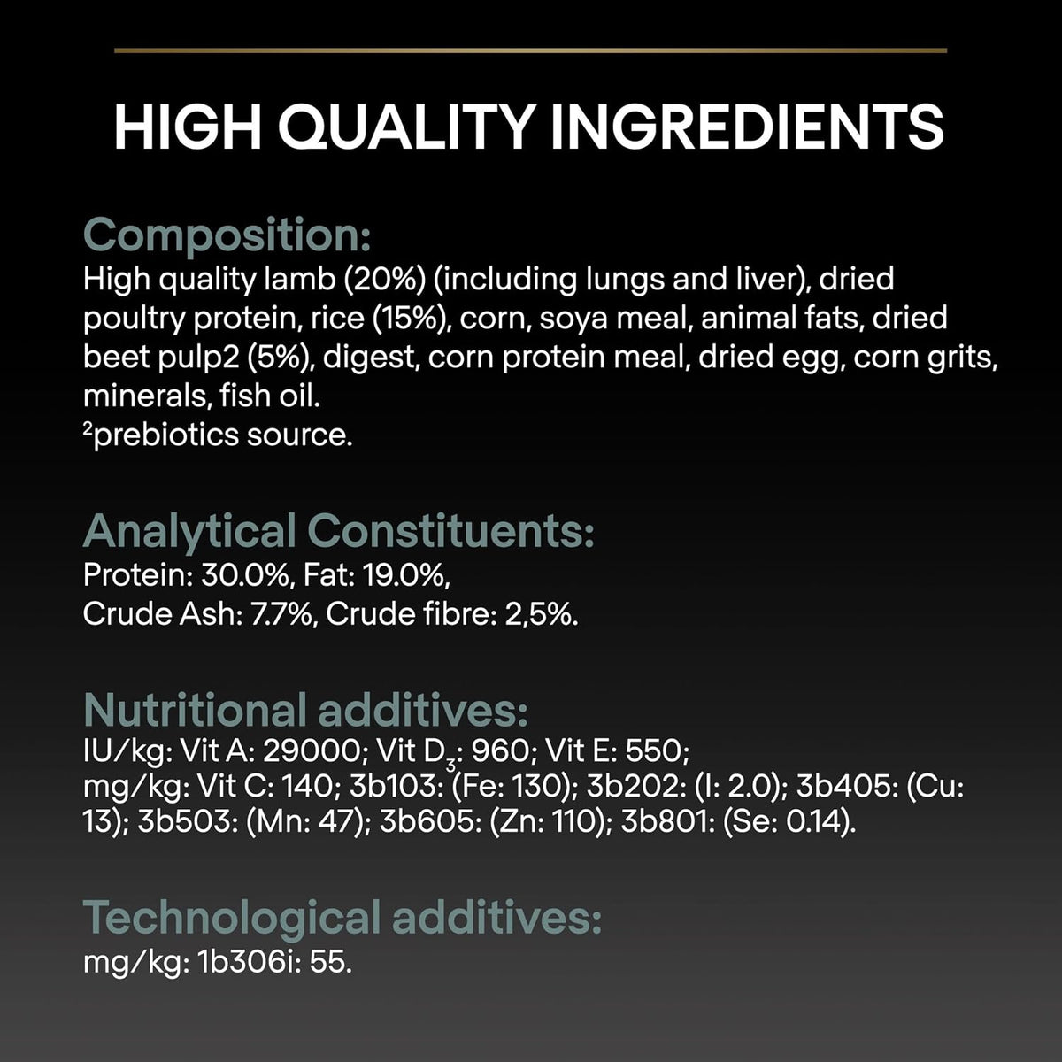 PRO PLAN Medium Puppy Sensitive Digestion Lamb Dry Dog Food 3Kg