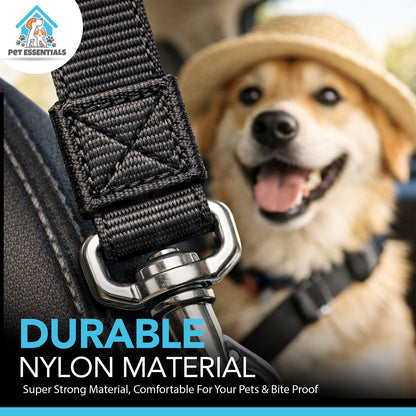 Pet Dog SEAT BELT Adjustable Travel Car Safety Harnesses Lead Restraint Strap