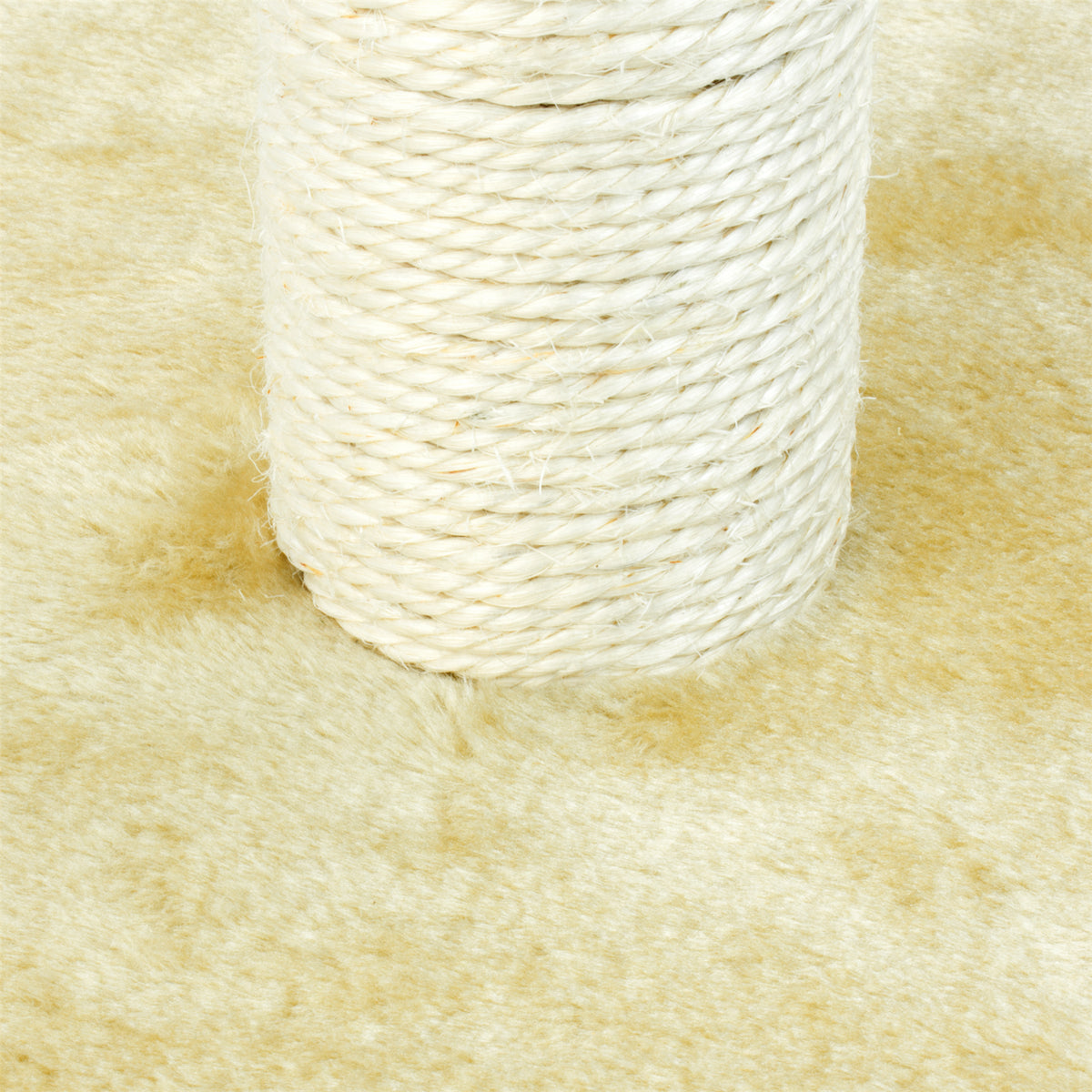 KCT LARGE CAT SCRATCHING BEIGE POST for INDOOR KITTEN SISAL SCRATCHER POLE 78CM