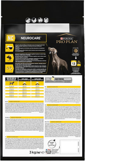 PRO PLAN NC Neurocare Adult Dry Dog Food 3Kg